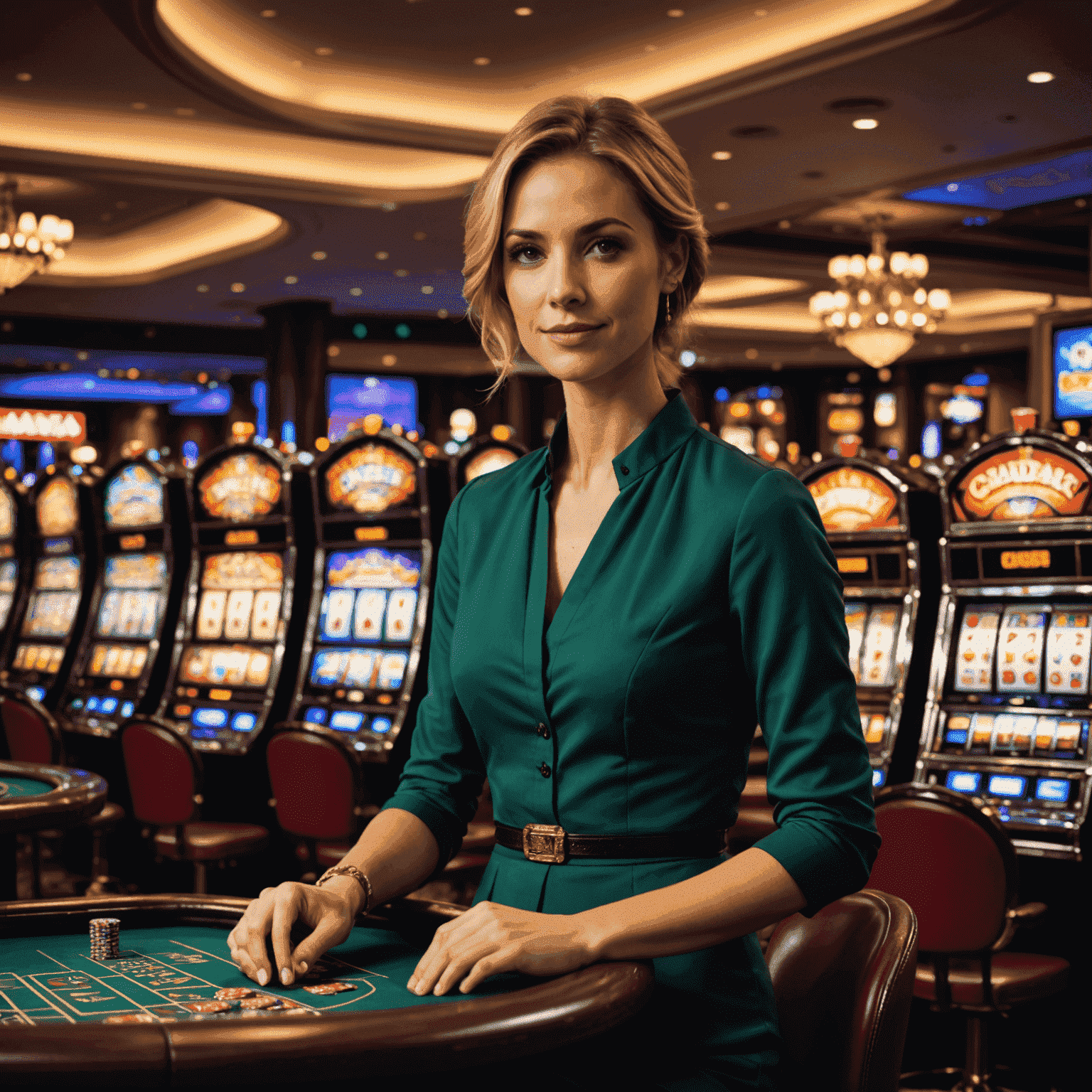 Top 5 social casino games featuring slot machines and card tables popular among Canadian players